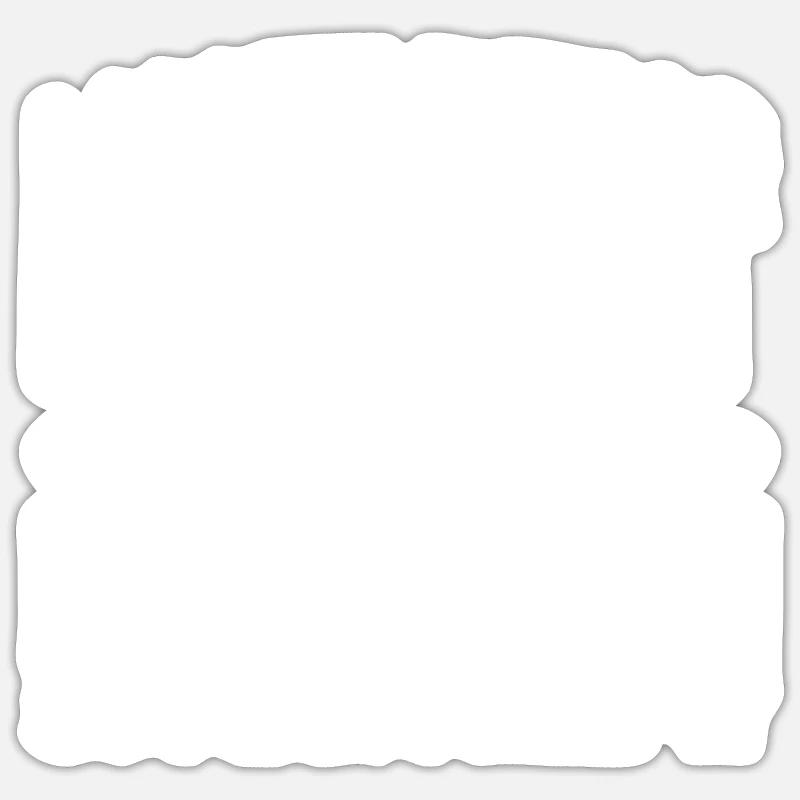 Küchenchef Spruch Geschenk Lustig Koch - Sticker Größe S (10 x 10 cm) - Mattweiß