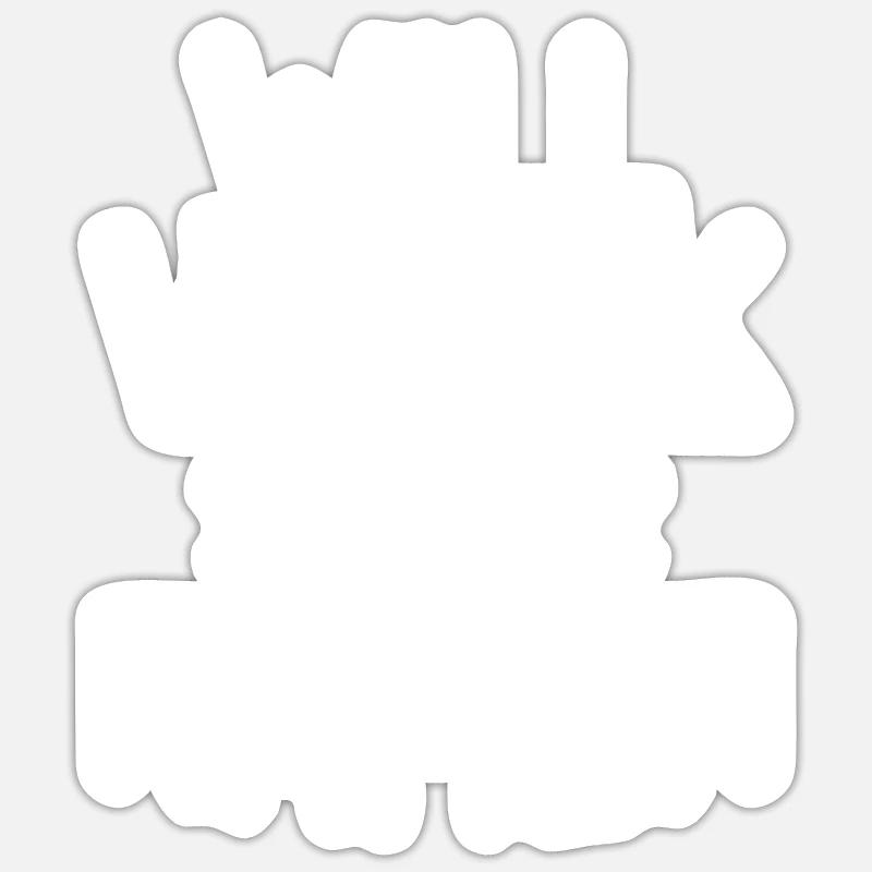 Ramen Lover - Sticker taille S (10 x 10 cm) - blanc mat