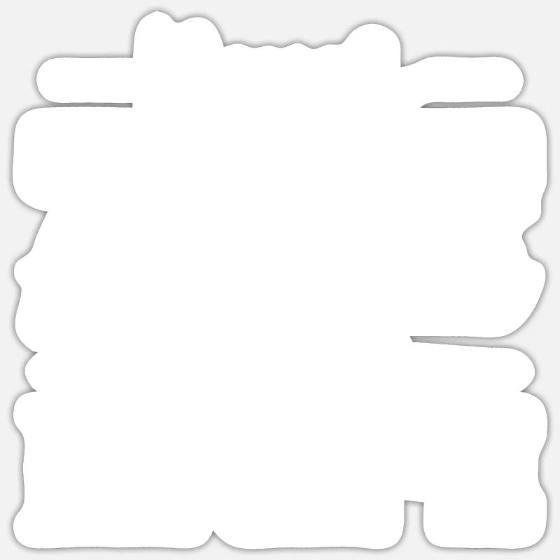 Messerwurfscheibe Geschenk Messerwerfer Sticker Größe S (10 x 10 cm)