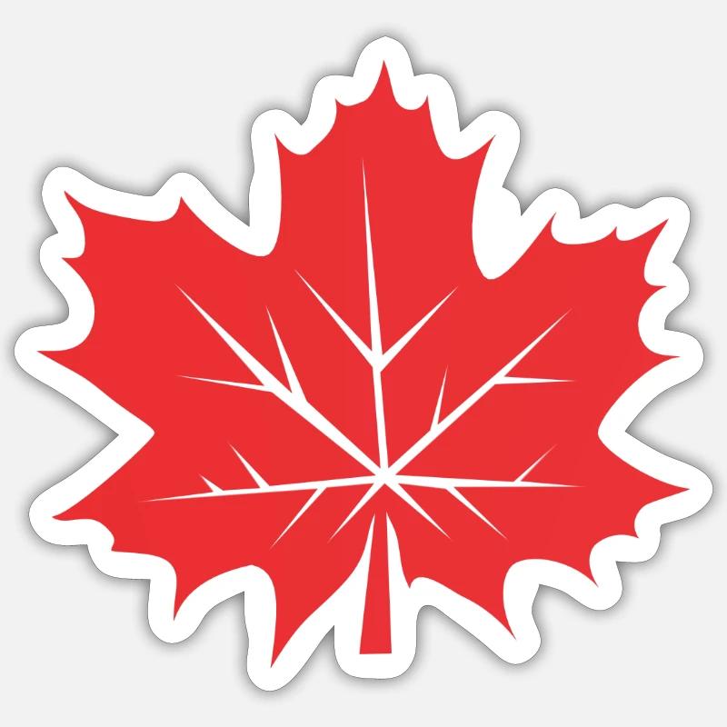 Leaf Maple Leaf Canada Tree Sticker size S (10 x 10 cm)