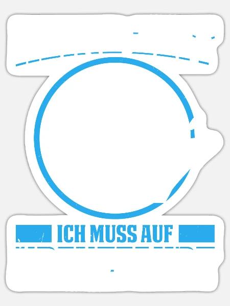 Keine Zeit Ich Muss Auf Kreuzfahrt Urlaub - Sticker Größe S (10 x 10 cm) - Mattweiß