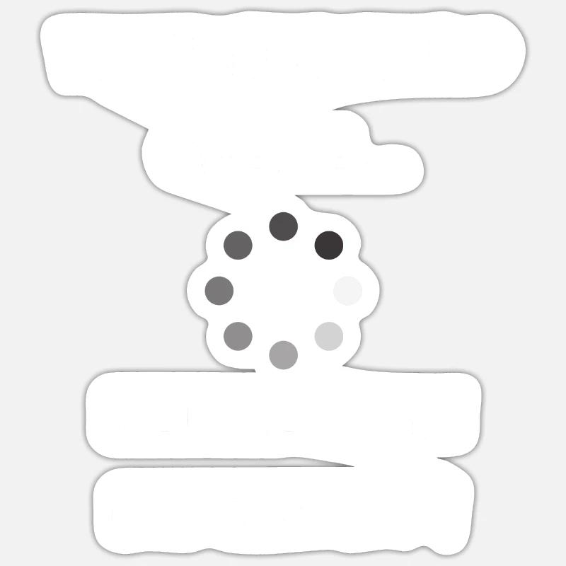 Windel wird geladen - Schwäbische Eltern Sticker Größe S (10 x 10 cm)