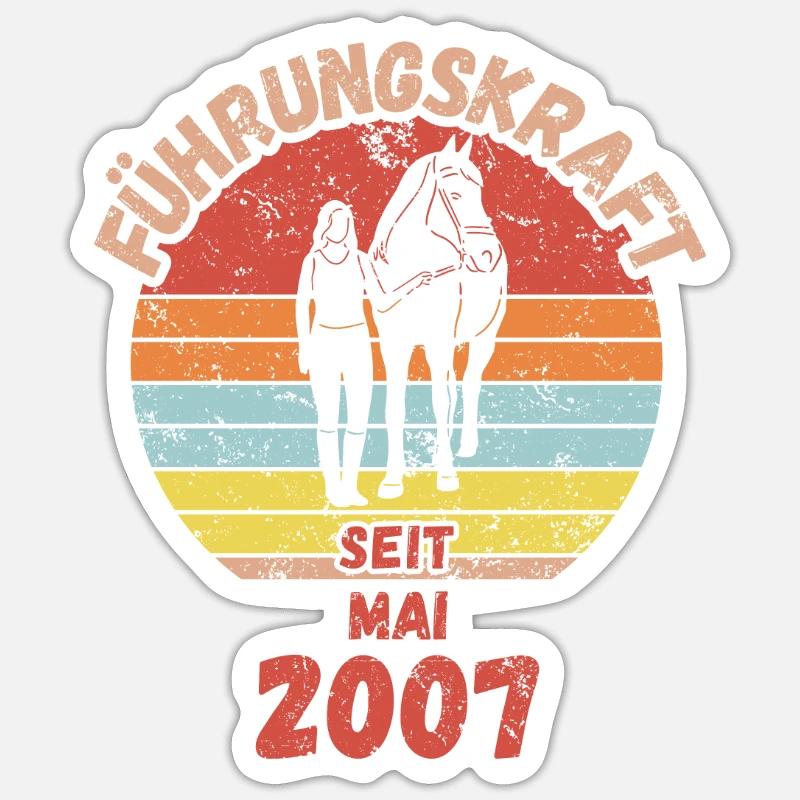 Executive Riding Birthday May 2007 Sticker size S (10 x 10 cm)