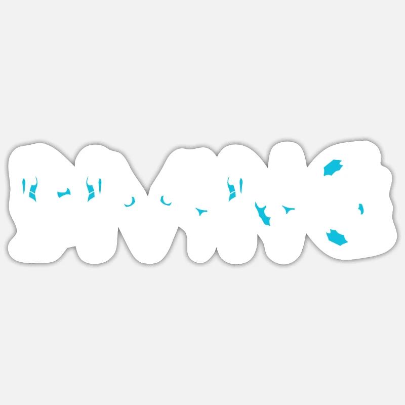 Persone subacquee Adesivo