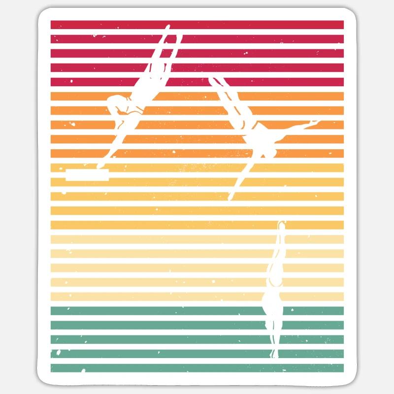 Diving Divers - Sticker size S (10 x 10 cm) - white matte