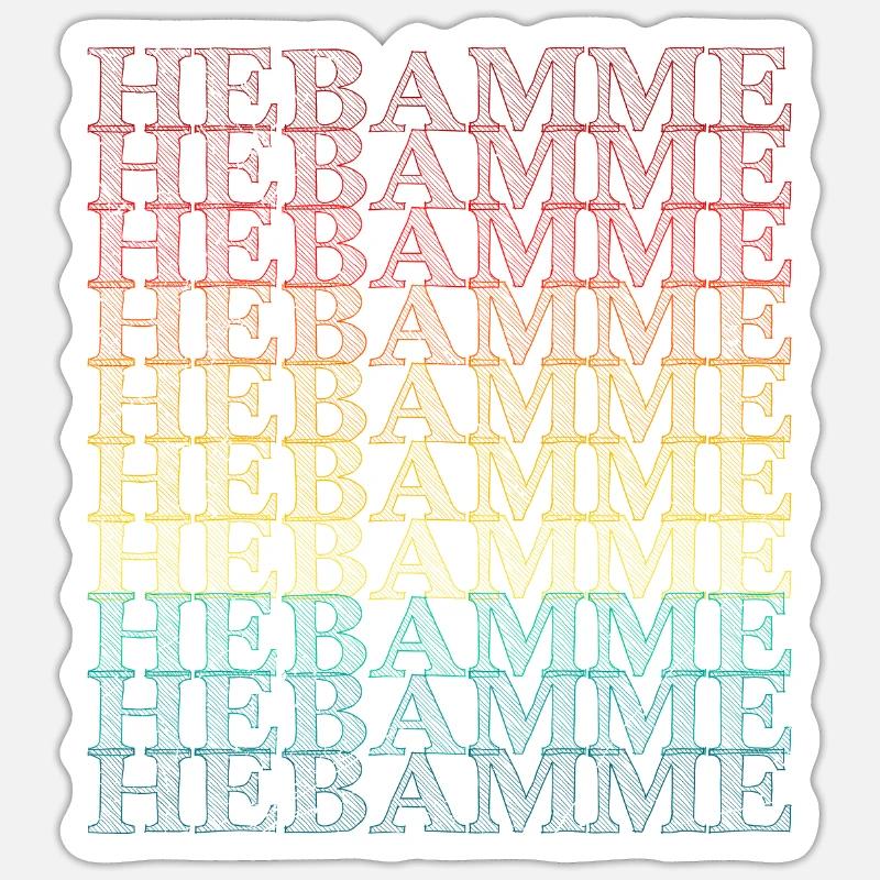 Ich bin eine Hebamme - Sticker Größe S (10 x 10 cm) - Mattweiß