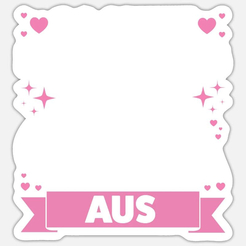 Oma Großmutter Omas Geschenk - Sticker Größe S (10 x 10 cm) - Mattweiß