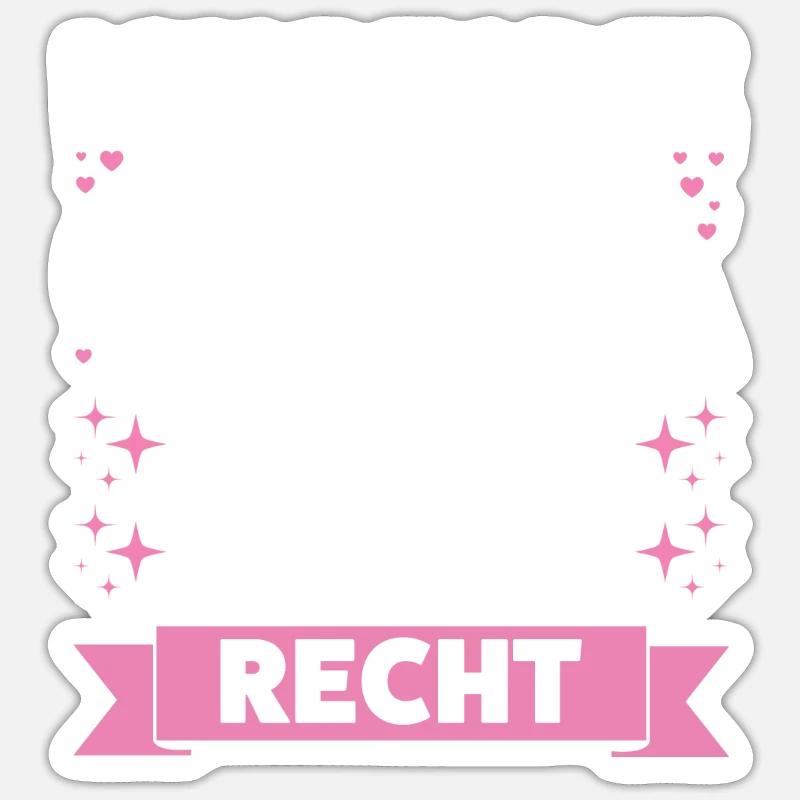 Oma Großmutter Großmütter Geschenk - Sticker Größe S (10 x 10 cm) - Mattweiß