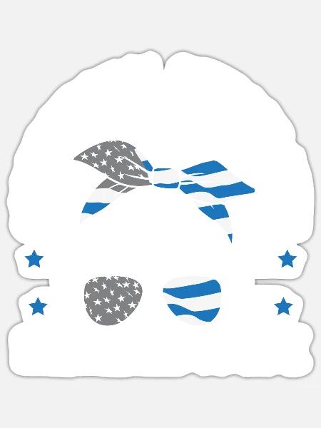 Ehefrau des Justizvollzugsbeamten zu lebenslanger Haft verurteilt - Sticker Größe S (10 x 10 cm) - Mattweiß