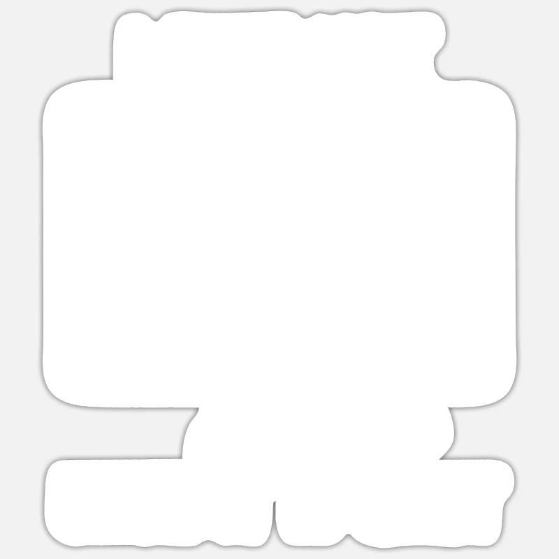 J’attends que ce soit calme Enseignant Enseignant Sticker taille S (10 x 10 cm)