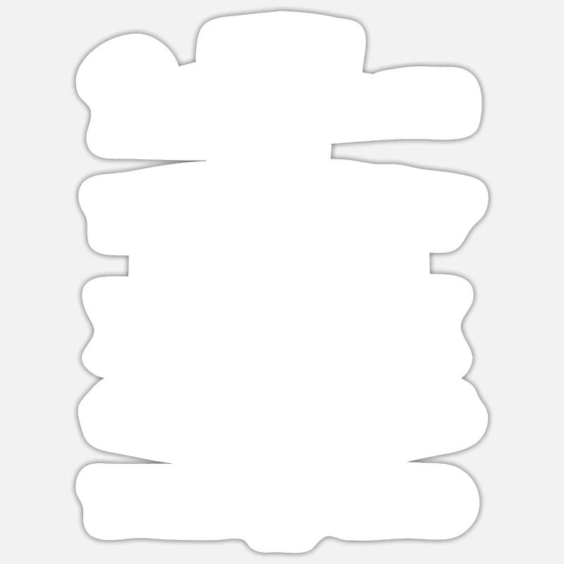 March - Sticker size S (10 x 10 cm) - white matte