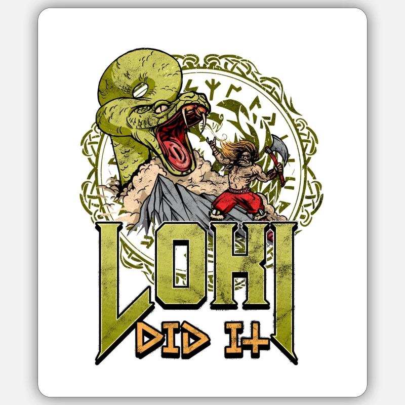 Serpent Sticker taille S (10 x 10 cm)