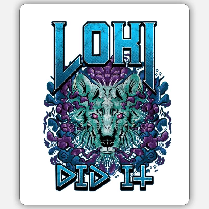 Wolf Sticker Größe S (10 x 10 cm)