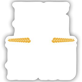 Dicton du roi des camionneurs - Sticker taille S (10 x 10 cm) - blanc mat - Devant