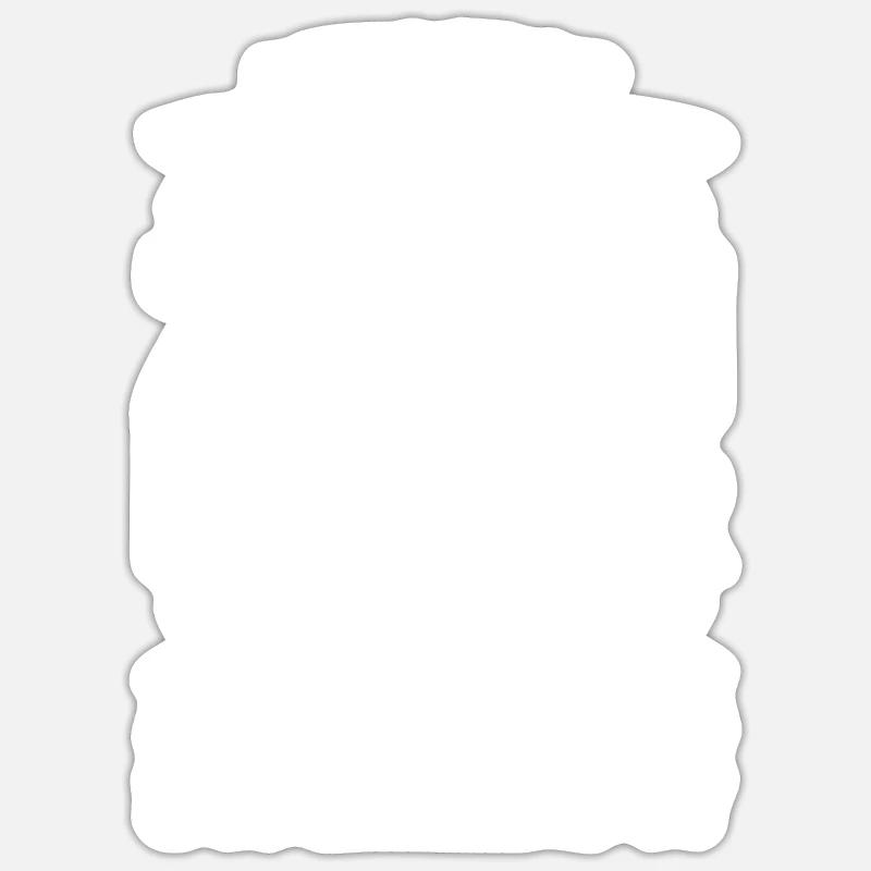 Eltern 2 Kinder Mama von 2 Kindern Geschenk - Sticker Größe S (10 x 10 cm) - Mattweiß