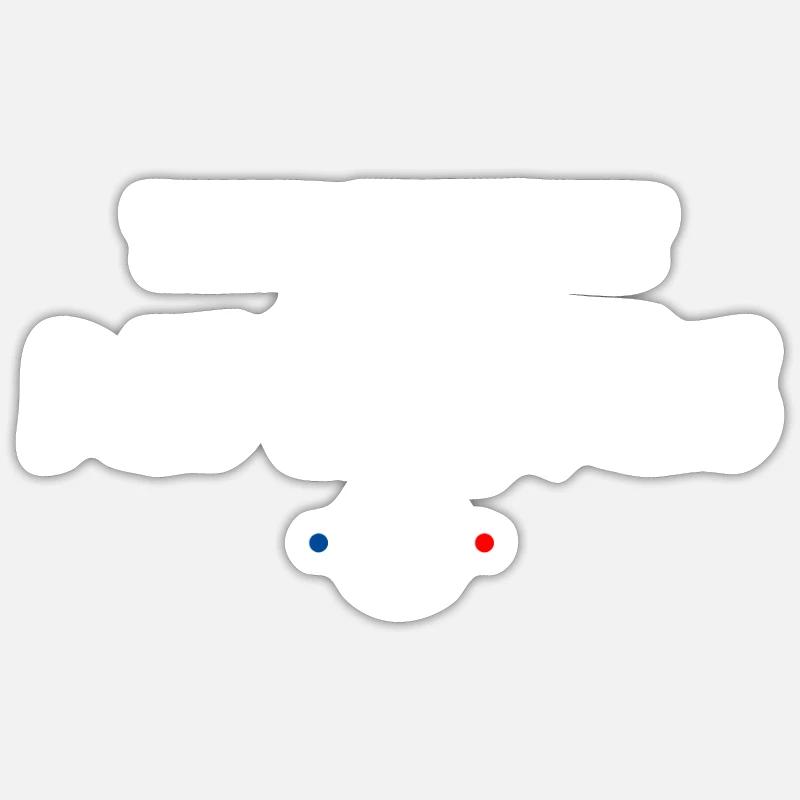 Pas de pierre, Pas de Palais ! Réplique Sticker taille S (10 x 10 cm)