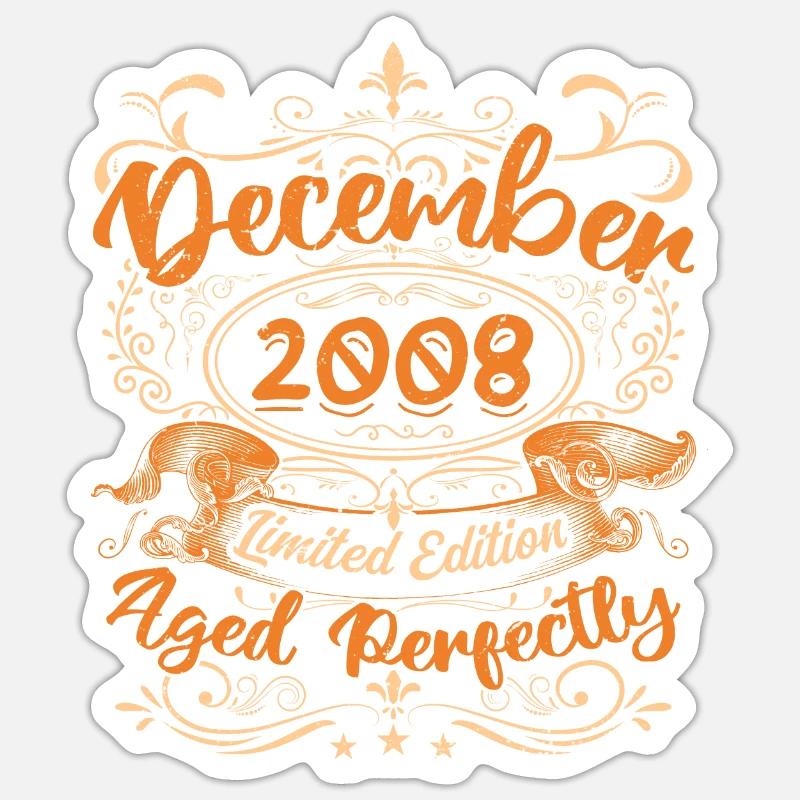 December 2008 | Limited Edition - Sticker size S (10 x 10 cm) - white matte