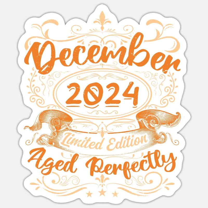 December 2024 | Limited Edition - Sticker taille S (10 x 10 cm) - blanc mat