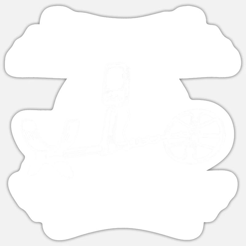 Prospectors Digging Treasure Sticker size S (10 x 10 cm)