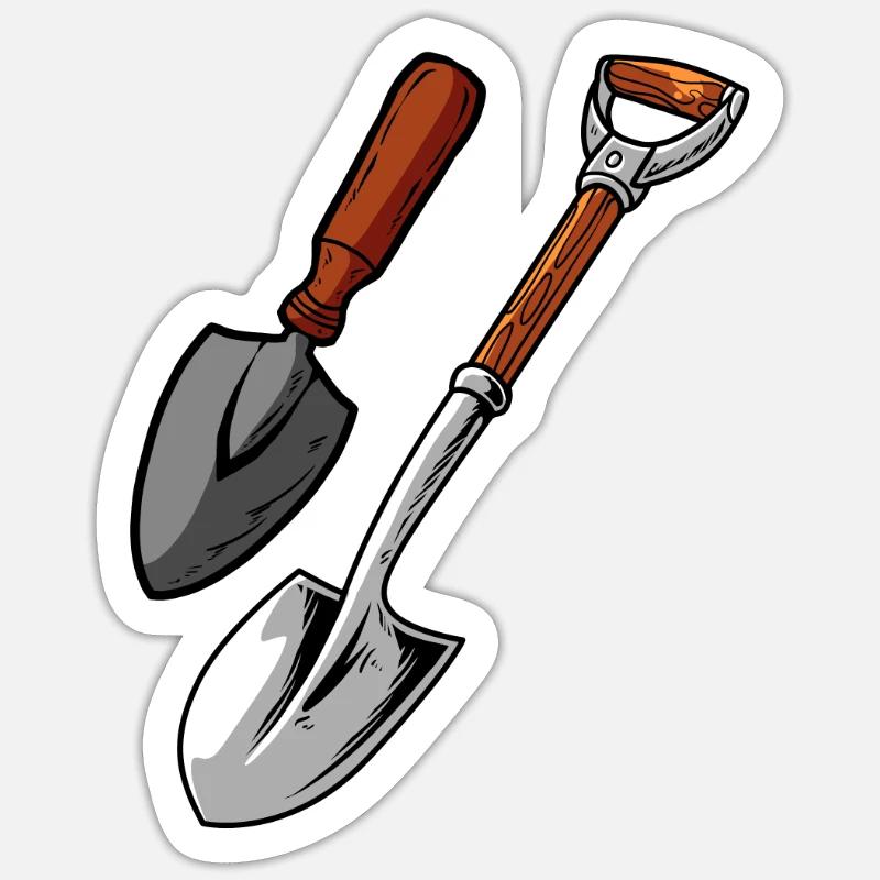 Hobbygärtner Garten Sticker Größe S (10 x 10 cm)