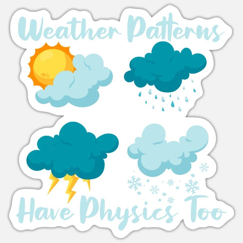 Physik Phyiker Angewandte Physik - Sticker Größe S (10 x 10 cm) - Mattweiß