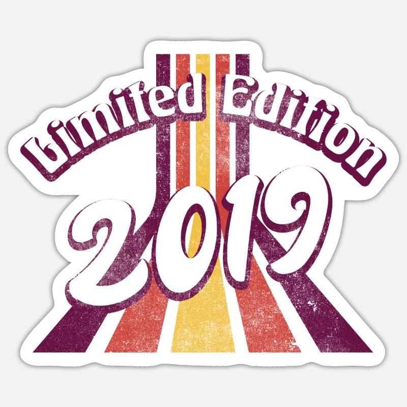 Édition Limitée Millésime 2019 - Sticker taille S (10 x 10 cm) - blanc mat