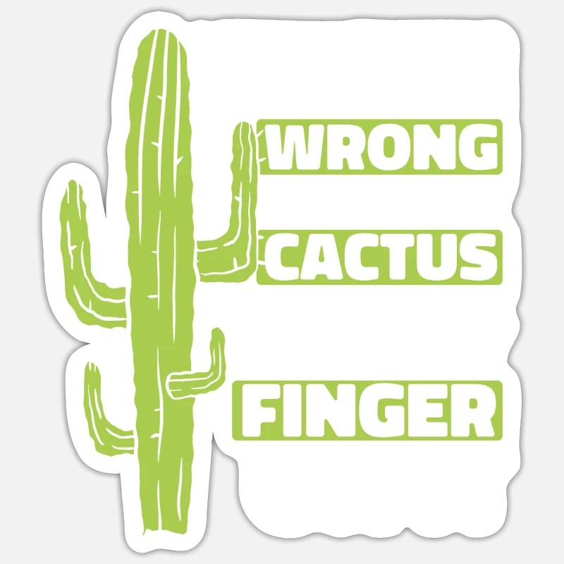 Cactus Garden - Sticker size S (10 x 10 cm) - white matte