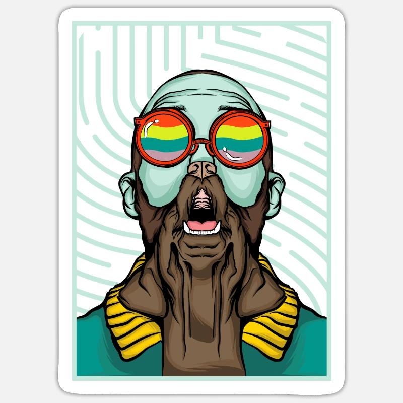 Sticker taille S (10 x 10 cm) - 