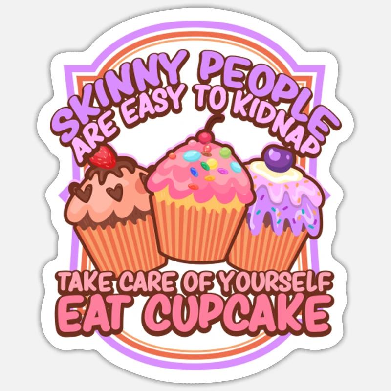 Cupcakes Baking Cupcake Bakery Owner Sticker Größe S (10 x 10 cm)