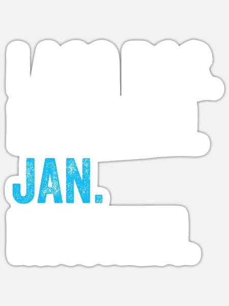 Lass das mal den Jan machen Name - Sticker Größe S (10 x 10 cm) - Mattweiß