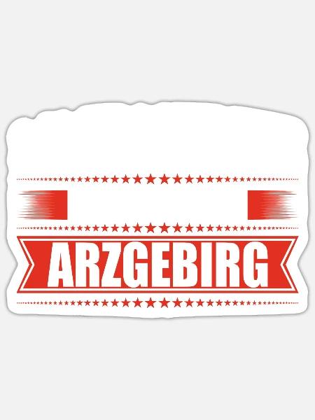 Erzgebirge Heimat Chemnitz - Sticker Größe S (10 x 10 cm) - Mattweiß