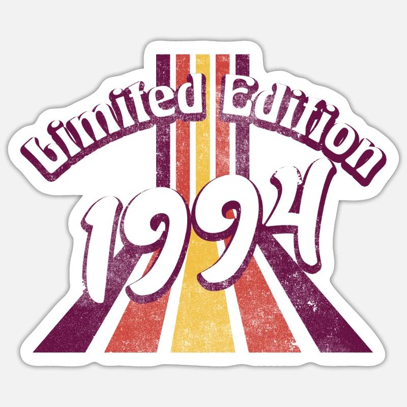 Edition Limitée Millésime 1994 - Sticker taille S (10 x 10 cm) - blanc mat
