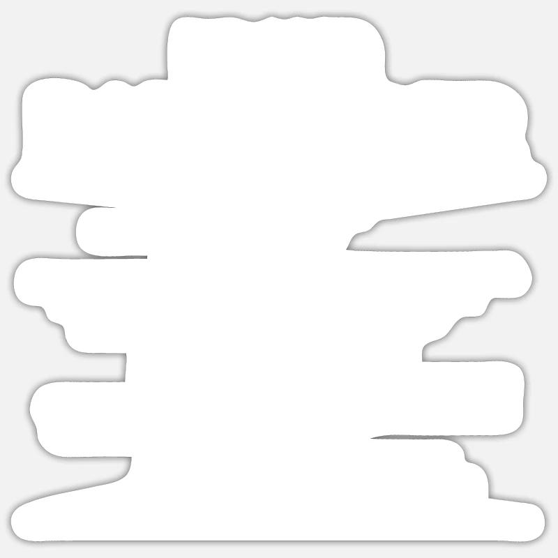 Bar staff bartenders - Sticker size S (10 x 10 cm) - white matte