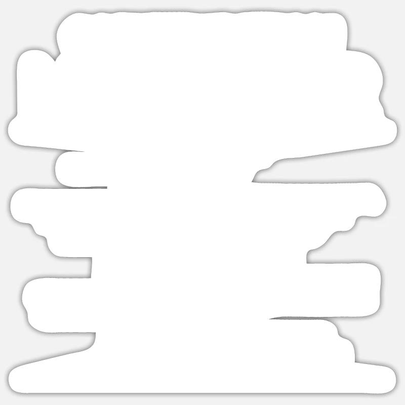 Bauleiter - Sticker Größe S (10 x 10 cm) - Mattweiß