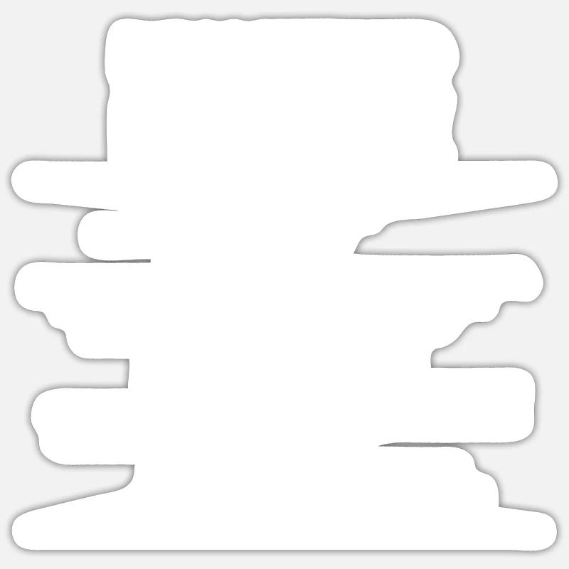 Krankenschwester - Sticker Größe S (10 x 10 cm) - Mattweiß