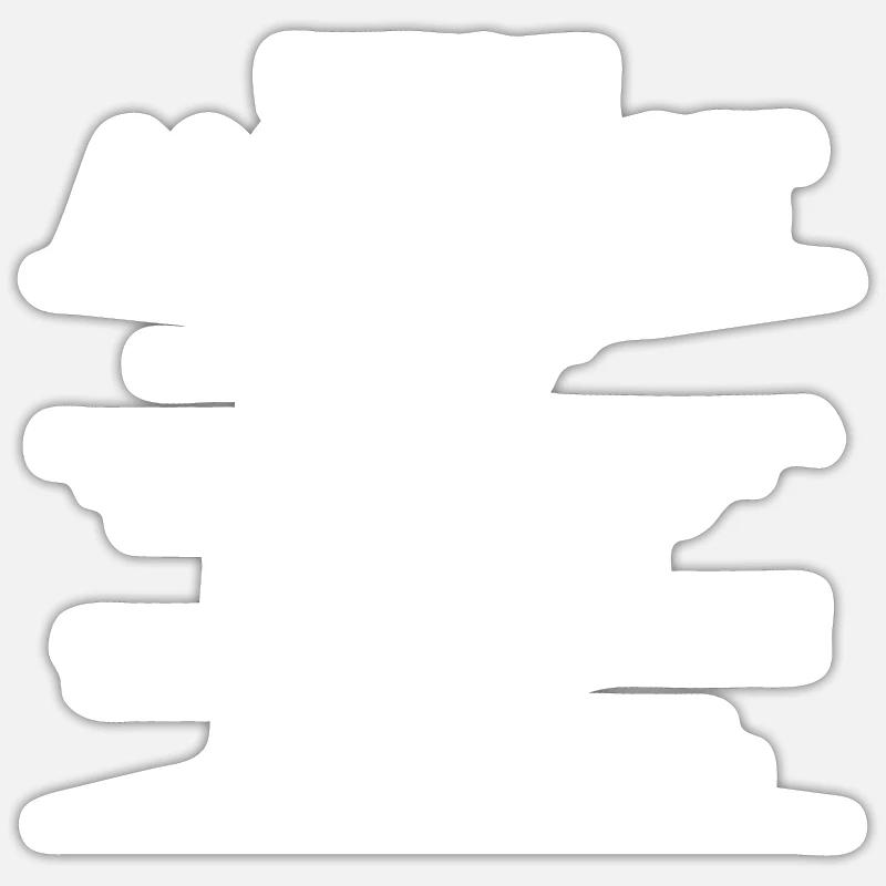 Analyste de recherche - Sticker taille S (10 x 10 cm) - blanc mat