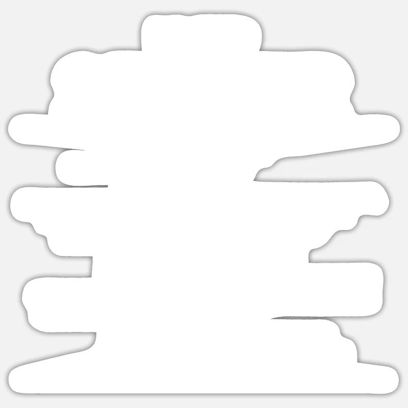Waiter Waitress Restaurant Manager - Sticker size S (10 x 10 cm) - white matte