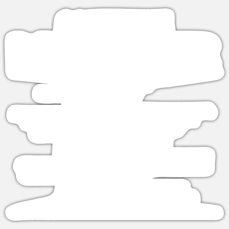 Software Entwickler - Sticker Größe S (10 x 10 cm) - Mattweiß