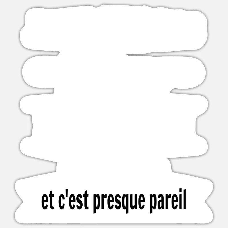 Pas parfaite mais Danseuse classique moderne Sticker taille S (10 x 10 cm)