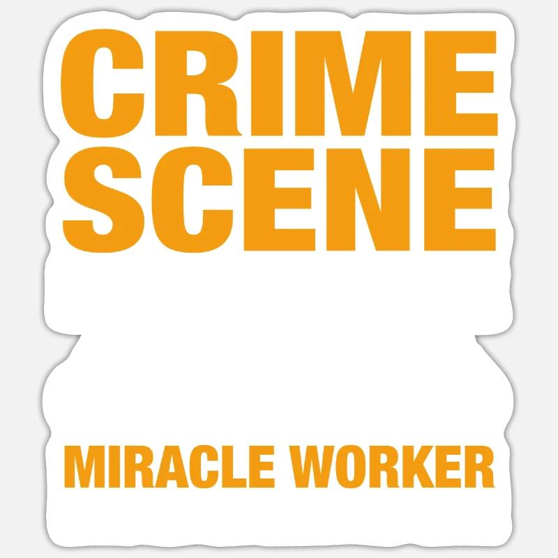 Forensic evidence - Kripo Polizei Forensics Sticker size S (10 x 10 cm)