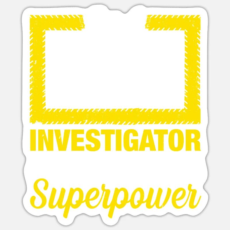 Forensic evidence - Kripo Polizei Forensics Sticker size S (10 x 10 cm)