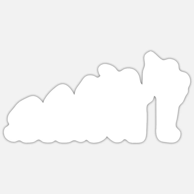 Bagpipe Bagpipes Evolution Bagpipes - Sticker size S (10 x 10 cm) - white matte
