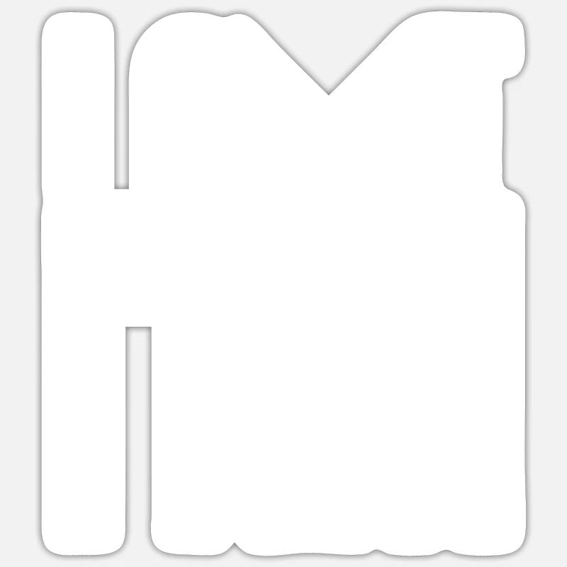 Coiffeur Coiffeur Coiffeur - Sticker taille S (10 x 10 cm) - blanc mat