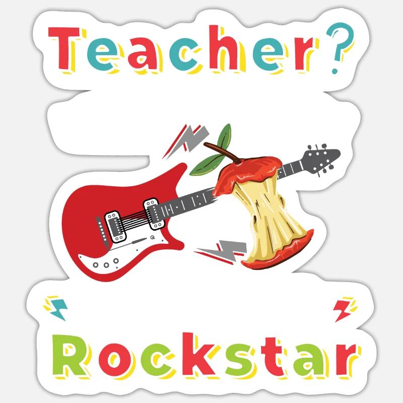 Teacher School Teaching - Sticker size S (10 x 10 cm) - white matte