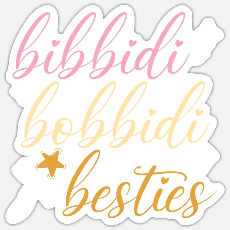 Bibbidi Bobbidi Beasts - Sticker size S (10 x 10 cm) - white matte