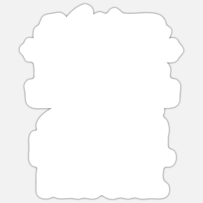 Un papy en camping-car comme un papy normal - Sticker taille S (10 x 10 cm) - blanc mat