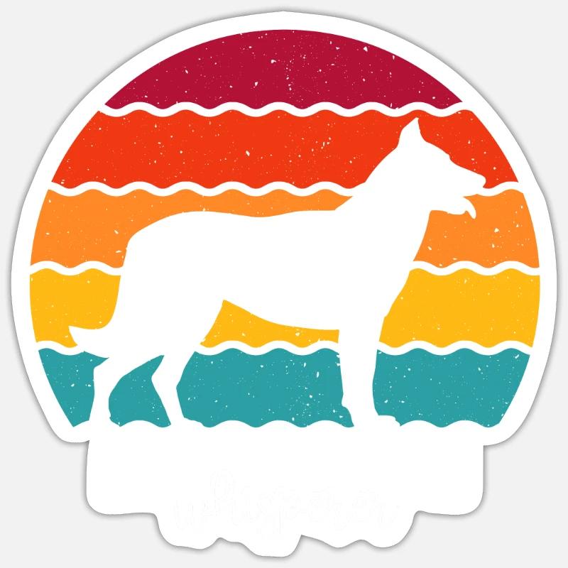 Beauceron - Sticker size S (10 x 10 cm) - white matte