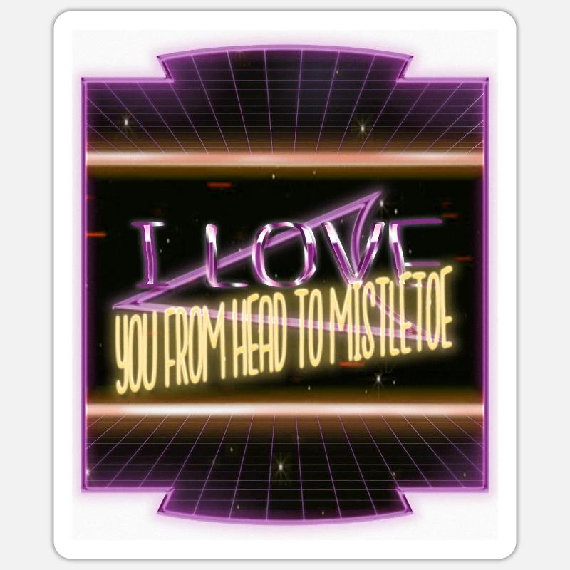 under the tree beach gift comic funny gym couples Sticker Größe S (10 x 10 cm)