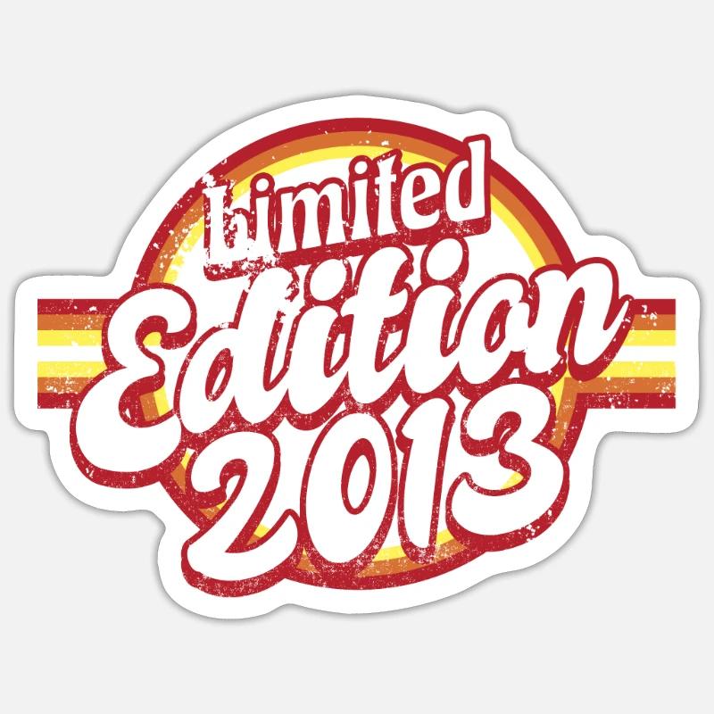 Edition Limitée Millésime 2013 - Sticker taille S (10 x 10 cm) - blanc mat