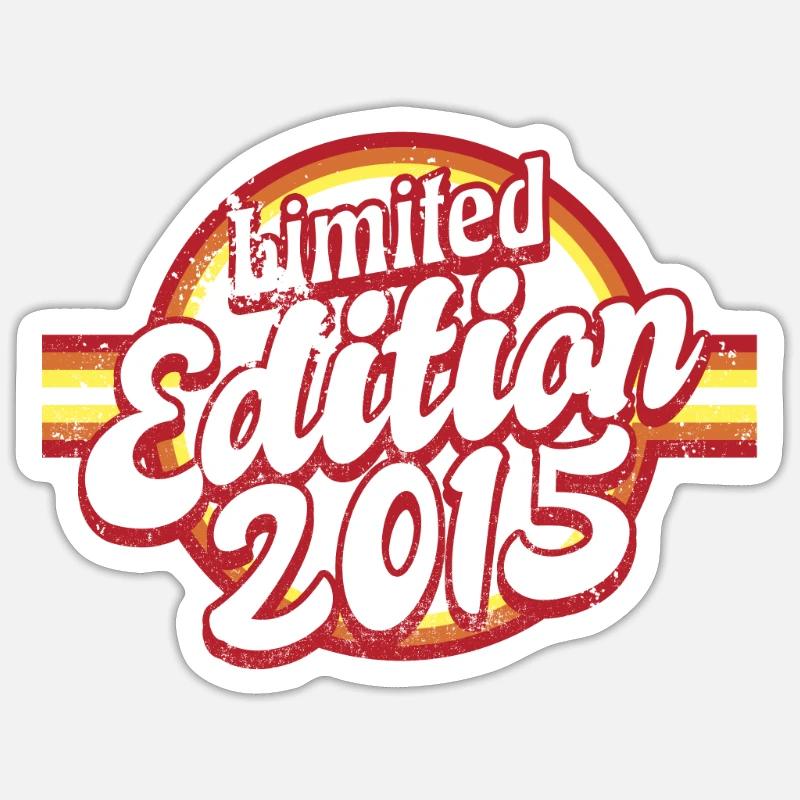 Édition Limitée Millésime 2015 - Sticker taille S (10 x 10 cm) - blanc mat
